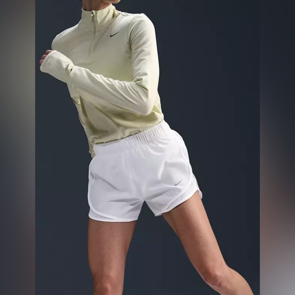 Nike Women's White Athletic Shorts - Picture 1 of 5